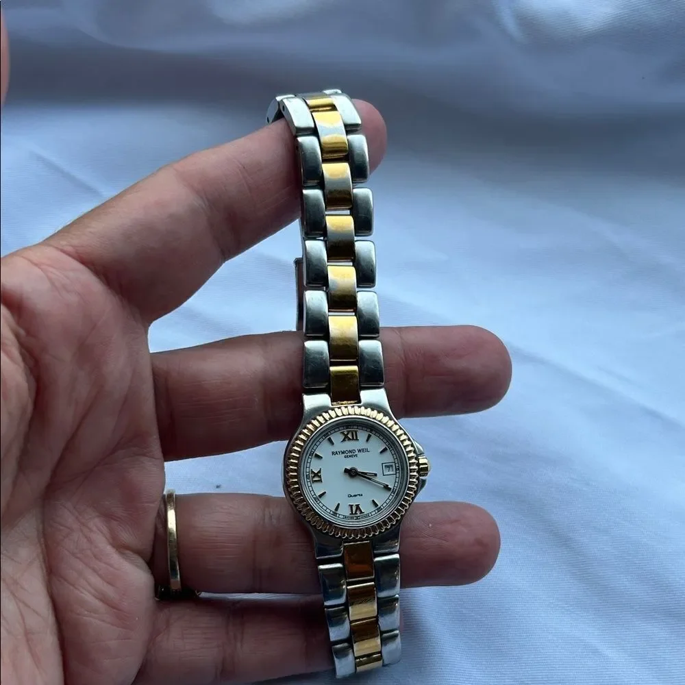 Raymond Weil Two-Tone Gold and Silver Watch